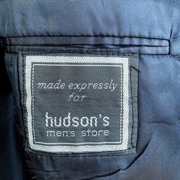 Dior Vintage Navy Pinstriped Wool Dinner Jacket Blazer Classic Tailoring Staple - Picture 16 of 16